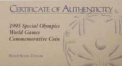 1995-P $1 Special Olympics World Games PR DCAM