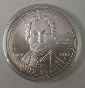 2009-P $1 Louis Braille Bicentennial MS