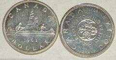 1963-1964 BU Canada Silver Dollars