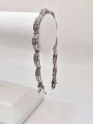 Beautiful 14 Kt  White Gold Plated Tennis Bracelet