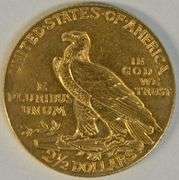 Lustrous BU 1908 US $2.50 Indian Gold Piece. Nice
