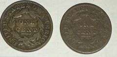 2 X 1833 Large Cents
