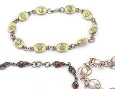 Group lot of 6 Vintage 925 sterling silver bracelets