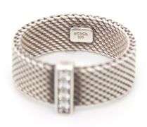 Tiffany & Co diamond Somerset mesh ring