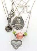 Group lot of 9 Vintage 925 sterling silver necklaces