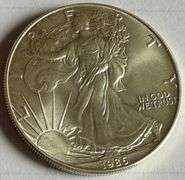 1986 Ch Unc Silver Eagle