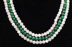 Beautiful Huge 674.5 Cttw Natural Mined From The Earth Jade and Rose Quartz Necklace Necklace