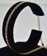 Magnificent Mariner Chain Anklet in 14K Yellow Gold
