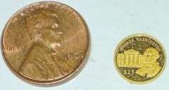 2000  Liberia .9999 Gold Proof G Washington $25 Coin