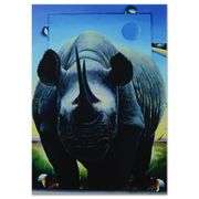 Rhino on the Move by Ferjo,
