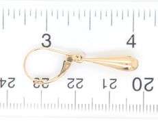 14kt Yellow gold dangle earrings
