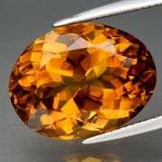 Intense! 17.59ct rich burnished gold Citrine!