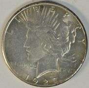 Fully struck and lustrous 1927 Peace Silver Dollar.