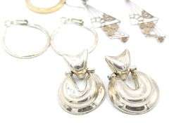 Group lot of Vintage 925 sterling silver earrings