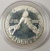 1988-S $1 Seoul Olympiad PR DCAM