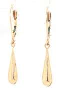 14kt Yellow gold dangle earrings