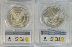 2 Diff. Superb Gem BU PCGS MS65 graded 'S' Mints