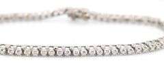 10kt White gold 1ctw diamond tennis bracelet