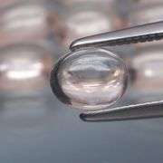 Gorgeous 10.29ct all natural Morganite cabochon set