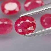 Simply beautiful 2.04ct set of REAL Myanmar Rubies!
