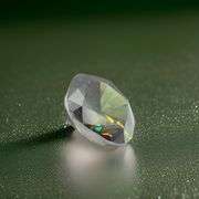 13.5 Ct. Ice Mint Green Rare Cushion Cut Fire Moissanite