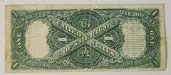 1917 $1 United States Large Red Seal Legal Tender Note