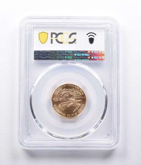 MS70 1998 $10 American Gold Eagle 1/4 Oz Gold PCGS