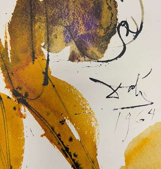 Highly Collectible and Rare Salvador Dali Original Llithograph from the  'Biblia Sacra' Suite