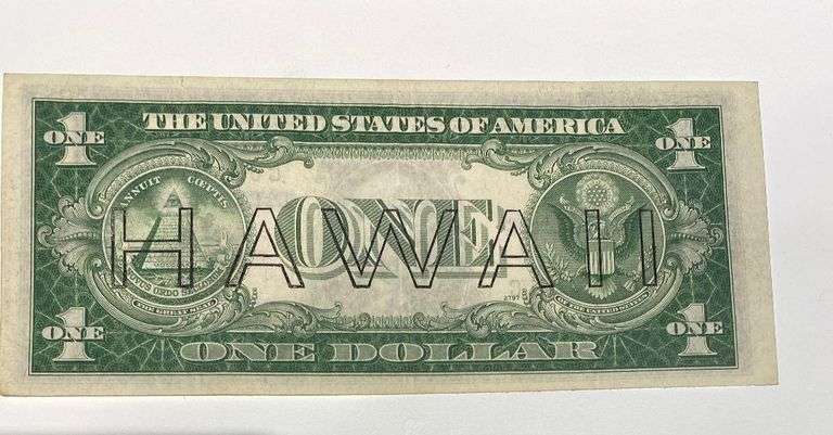 Clean $1 Hawaii Emergency Issue 1935A Silver Certificate