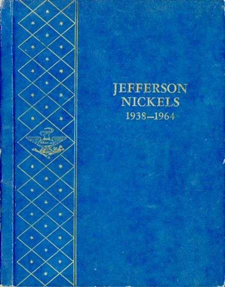 Very Nice Album of 71 Jefferson Nickels 1938-1964-D w/War Nickels