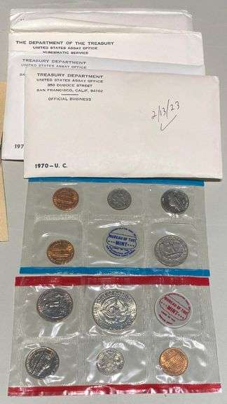 1970 -1974 US Mint Sets