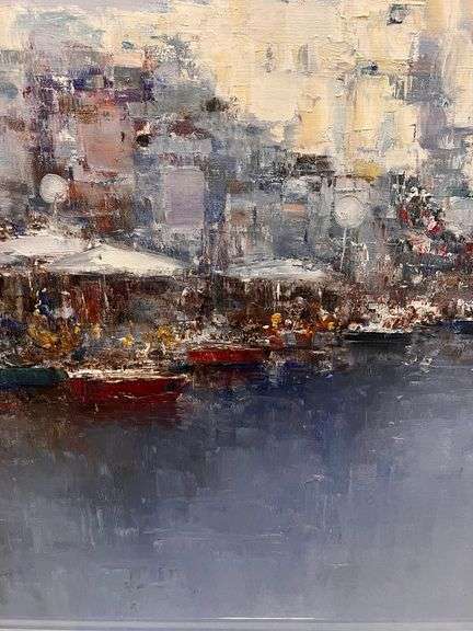 Georgous Painting of Views from the Italian Coast