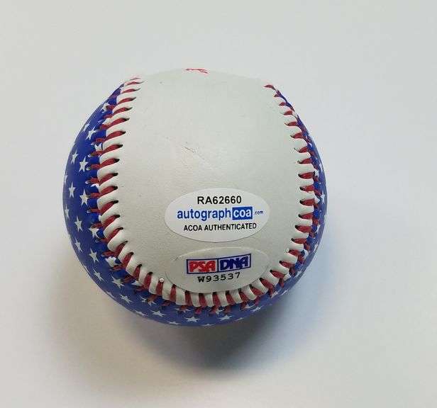 Metallica Autographed X2 Signed Fender Baseball Kirk Hammett ACOA PSA LOA