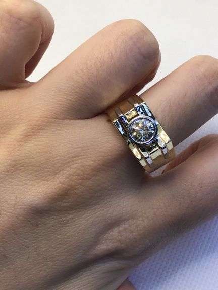 Men's Ring | 14K Diamond Solitaire