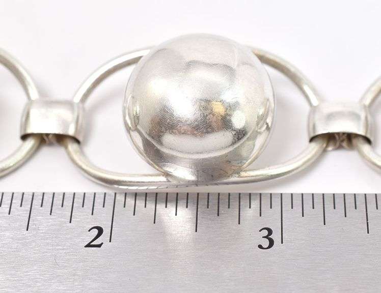 Very Interesting 925 Fancy Link Bracelet
