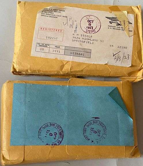 10 Sealed 1971 US Mint Sets