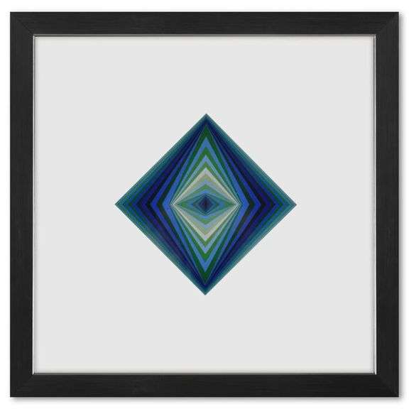 Rhombus by Vasarely