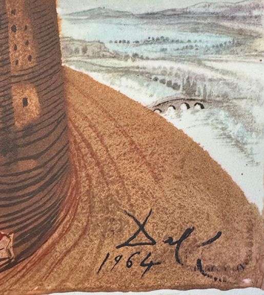 Highly Collectible and Rare Salvador Dali Original Llithograph from the 'Biblia Sacra' Suite