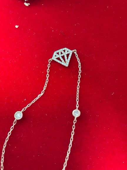 BRAND NEW 14K ROSE GOLD DIAMOND BRACELET