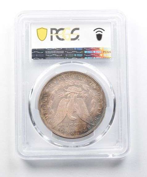MS65 1887 Morgan Silver Dollar PCGS Beautifully Toned