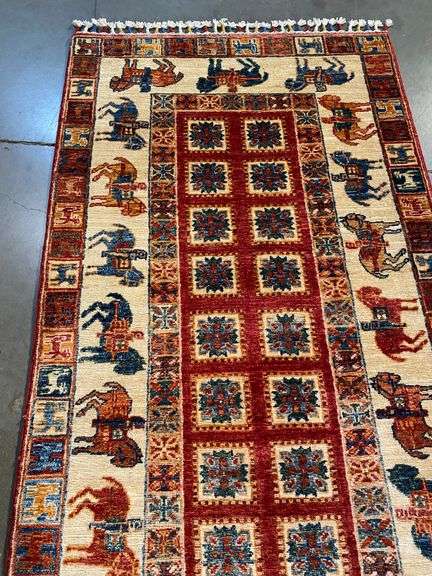 EXQUISITE UNIQUE KAZAK RUNNER 2'.7"x9'.8"