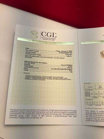 MEN'S CERTIFIED BRAND NEW 14K GOLD DIAMOND RING / BAND