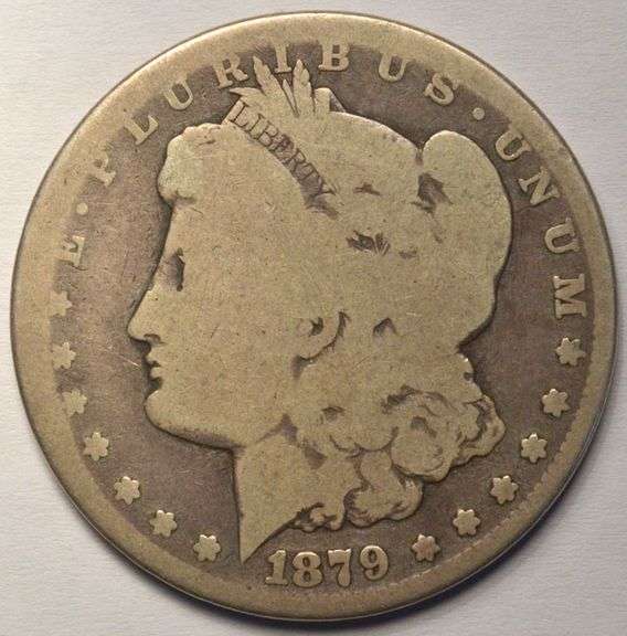 1879-CC Morgan Silver Dollar VAM-2B, Circulated.