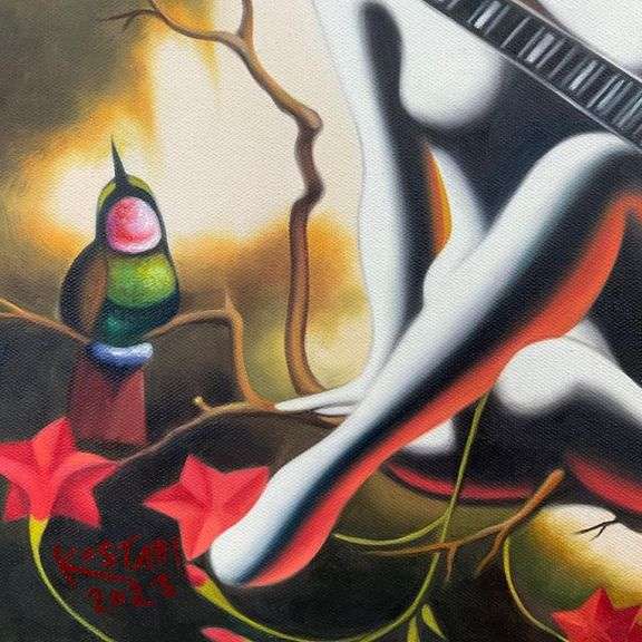 Distant Memory by Mark Kostabi