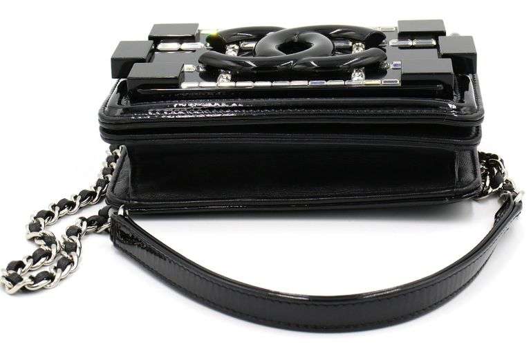 Chanel Crystal & Plexiglass Boy Brick Flap Bag