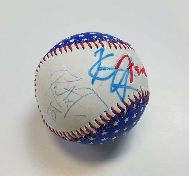 Metallica Autographed X2 Signed Fender Baseball Kirk Hammett ACOA PSA LOA