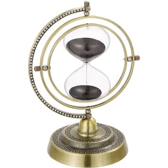 Black Sand Vintage Hour Glass