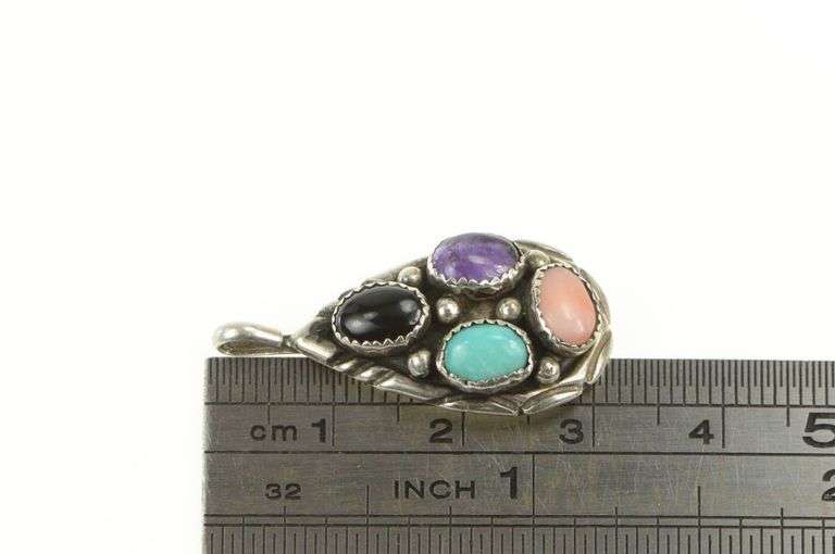 Sterling Silver Richard Begay Navajo Native American Pendant