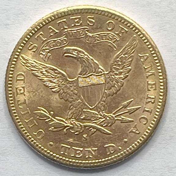 Ten Dollar Gold 1881 Liberty Coin