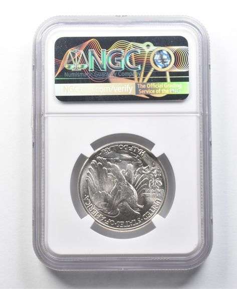 1944 Walking Liberty Half Dollar Miles Standish MS66 NGC CAC